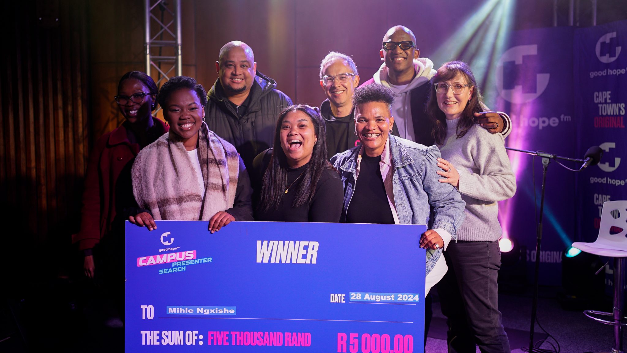 WINNER OF GOOD HOPE FM CAMPUS PRESENTER SEARCH ANNOUNCED - GoodHope FM